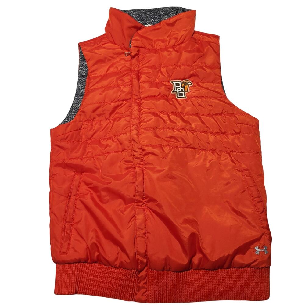 Under Armour Cold Gear Puffer Vest Full Zip Bowling Green Women's Medium NCAA